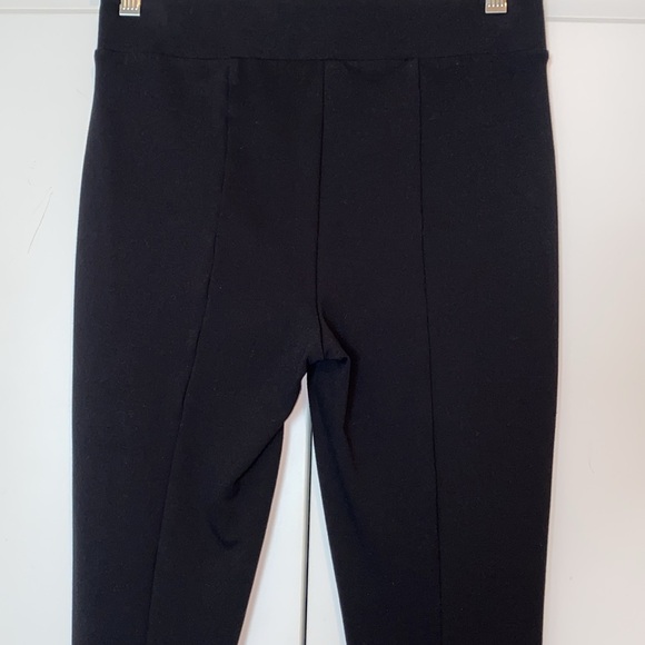 Ann Taylor Factory Faux Leather and Knit Legging Black Size XS - Picture 7 of 9